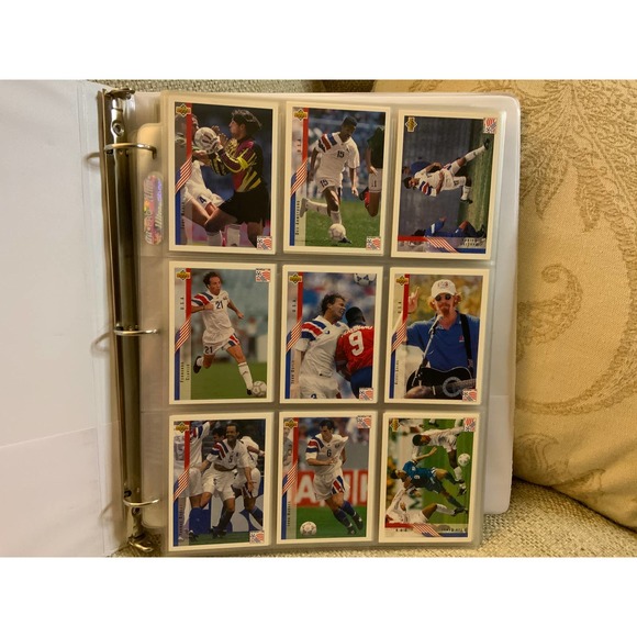 1994 Upper Deck World Cup USA Contenders Complete Set Cards #1-330 - Mia Hamm RC - Picture 3 of 14